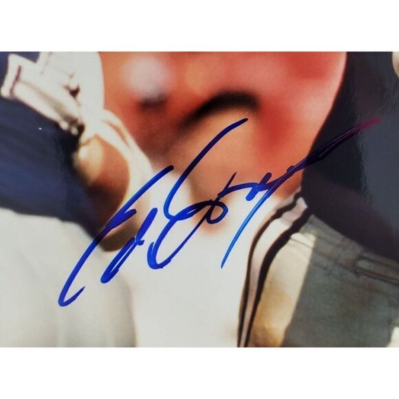 Ed Too Tall Jones Signed Photo 8X10 JSA COA Dallas Cowboys - Picture 2 of 5